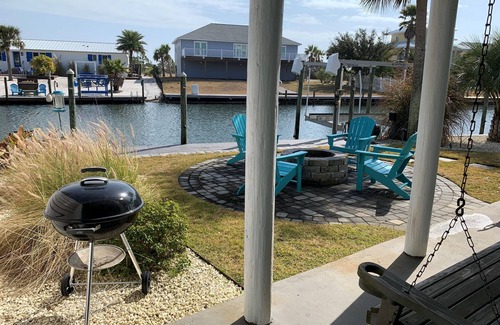 Perdido Key Coves One House | Canal Front PK Home | Updated w/Easy Beach Access, Fire Pit, & More!