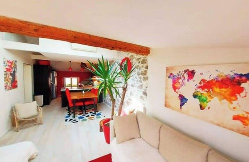 Riou - Petit Juas - Av de Grasse House | Cannes Centre with Terrace - 200 m from the sea