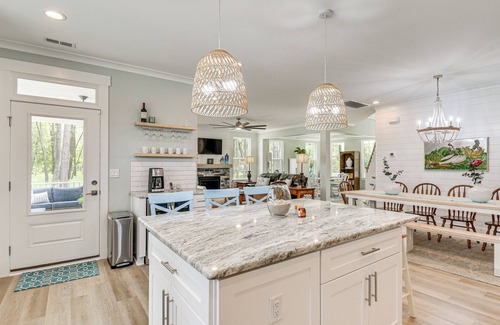 Cape Charles House | Cape Charles Home: Private Pier & Beach-Front Deck