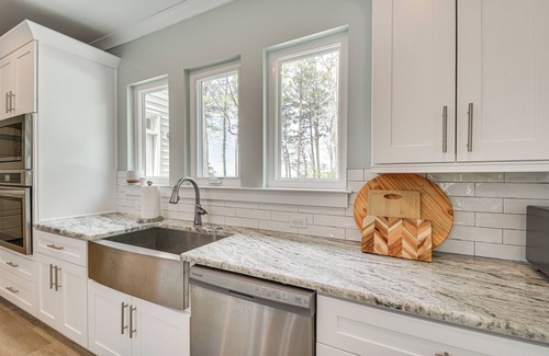 Cape Charles House | Cape Charles Home: Private Pier & Beach-Front Deck