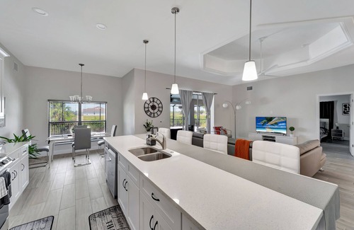 Burnt Store House | Cape Coral Elegance: Secluded Villa with Open Pool & Stunning Sunsets views
