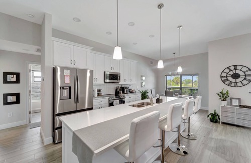 Burnt Store House | Cape Coral Elegance: Secluded Villa with Open Pool & Stunning Sunsets views