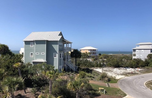 Seagrass House | Cape San Blas, FL. Private Heated Pool. Steps to the Beach!