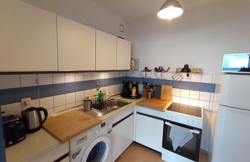 Mitte-Sud Apartment | CaptainsLodge: Central top location with a panoramic view of the Weser and Havenwelten!
