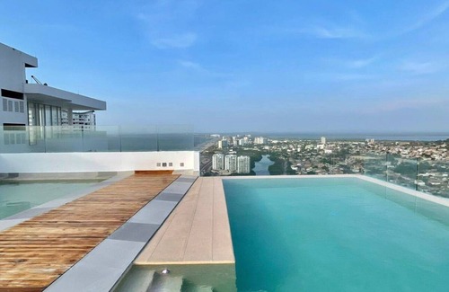 Marbella Apartment | Cartagena de Indias Amazing Ocean View Complete Luxury Apartment Full of Extras