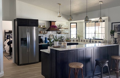 Lake Havasu City House | Casa Bella Havasu with partial lake view and pool