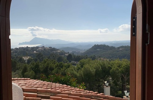 Altea la Vella Apartment | Casa Blanca, with private pool, terrace and sea view