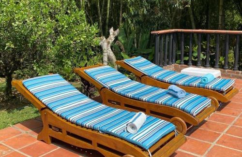 Quimbaya House | Casa con piscina privada fincas panaca, Quindío