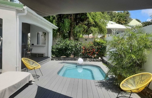 Mont Vergna Villa | Casa Del Tamaris,10 mn walk to Orient Bay beach, swimming pool, tropical garden