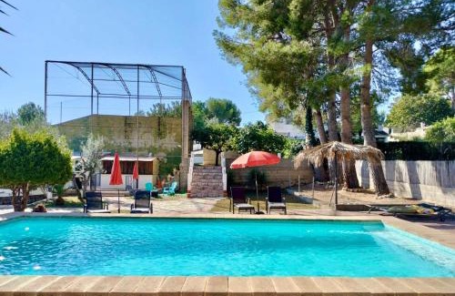 Godelleta House | Casa Mas Montanas vakantiehuis met zwembad Max 10-12 pers Vlakbij Valencia