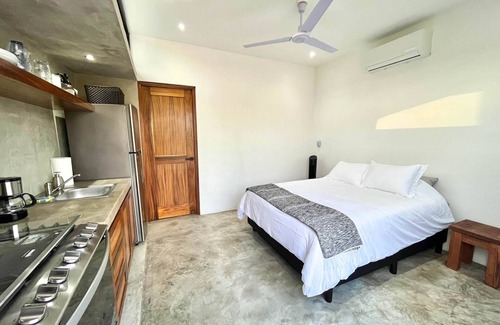 Los Zacatitos House | Casa Moonshine, 2 casitas w/private pool and A.C. short walk to the beach!