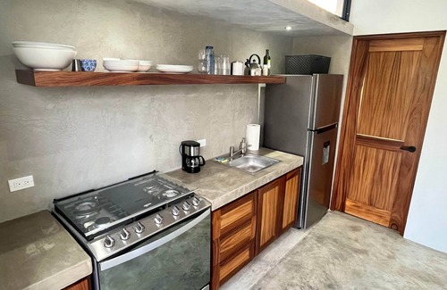 Los Zacatitos House | Casa Moonshine, 2 casitas w/private pool and A.C. short walk to the beach!