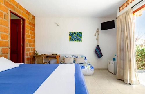 Taganga House | Casa Tara Double room with terrace and sea sight