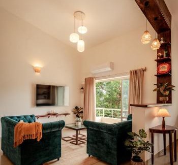 Kudal Apartment | CasaKai 2BHK Bohemian Spread with 3 Patios & Pool, Near Thalassa