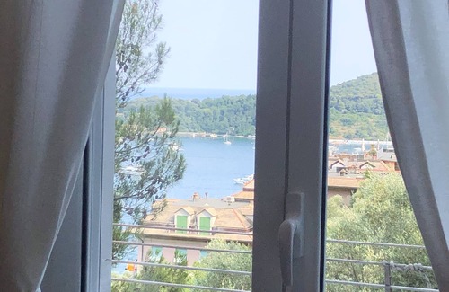 Portovenere Apartment | CaseMaggi Beach House Terrace overlooking Gulf of Poets and Palmaria Island