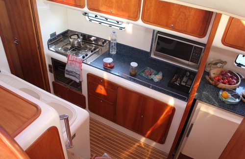 Paros Boat Rental | Catamaran with skipper and hostess Cyclades
