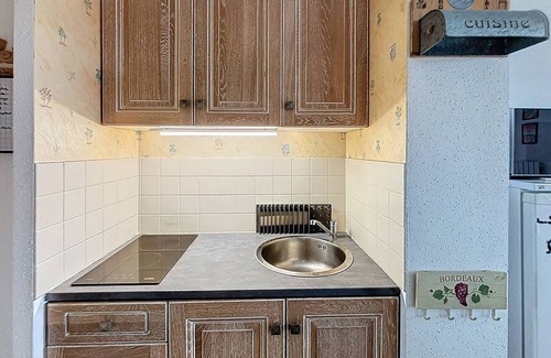 Merville-Franceville-Plage Apartment | Central Studio with Balcony, Near Beach & Shops, Sleeps 4