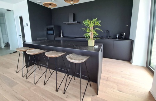 Ostend Apartment | Central Park Suite with sea view terrace, pool and gym, access to quiet beaches