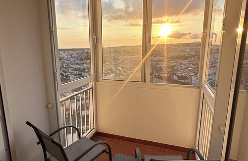 Ponta Delgada Apartment | Central Ponta Delgada - Ocean and Sunset views from tallest building on island