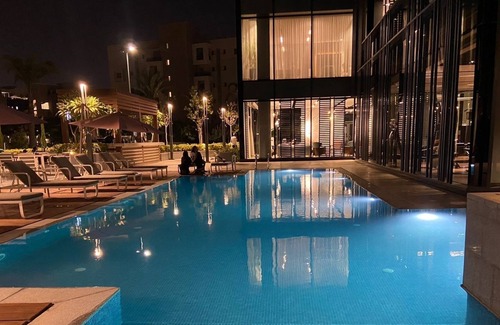 New Cairo Apartment | CFC Exquisite 2BR + Office and Private Garden