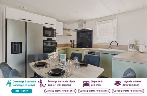 Saint-Gilles-Croix-de-Vie Ski Chalet | Chalet with pool for 4 adults/2 children