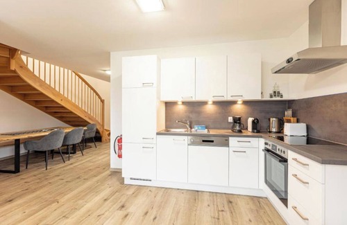 Inzell Apartment | Chalet 17 with balcony and mountain view