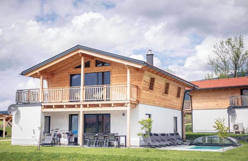 Inzell Apartment | Chalet 17 with balcony and mountain view