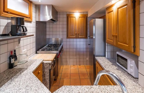 Meribel Village Ski Chalet | Chalet, 300m from ski slopes, view ski slopes, fitness, sauna, terrace, balcony, fireplace or stove