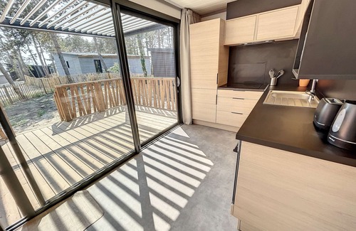 Jullouville Ski Chalet | Chalet - 4 Guests - Heated Pool - Terrace - Near Beach & Shops