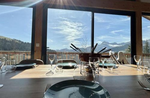 Notre-Dame-de-Bellecombe Ski Chalet | Chalet 8 pièces avec spa, sauna, 15 pers, à 800m des pistes, Notre-Dame-de-Bellecombe - FR-1-595-1