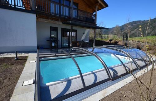 Inzell Ski Chalet | Chalet Alpenzauber mit beheiztem Pool, Inzell