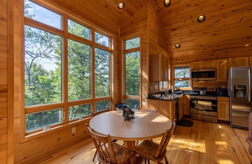 Beech Mountain House | Chalet at The Summit of Beech - Incredible 50+ Views! Perfect Couples' Ski or Hiking/Biking Getaway!