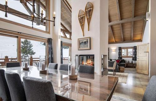 Courchevel Ski Chalet | Chalet d'exception avec sauna et jacuzzi, accès direct aux pistes - FR-1-563-111