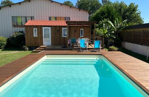 Seignosse Ski Chalet | Chalet de jardin, piscine
