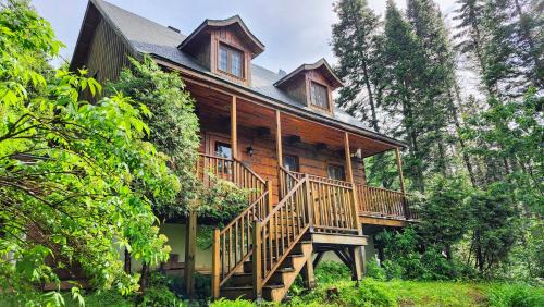 Saint-Faustin-Lac-Carre House | Chalet des Sources SPA Gazebo panoramique