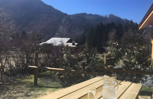 Samoens Ski Chalet | Chalet "Family with Hot Tub" with Mountain View, Private Terrace and Wi-Fi