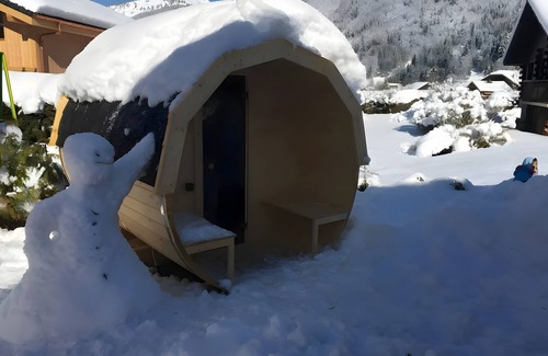 Samoens Ski Chalet | Chalet "Family with Hot Tub" with Mountain View, Private Terrace and Wi-Fi
