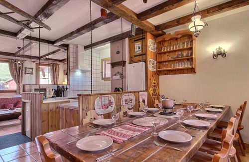 Plagne Soleil Ski Chalet | Chalet for 11 at Les Chalets des Alpages, Ski-In/Ski-Out with Garage