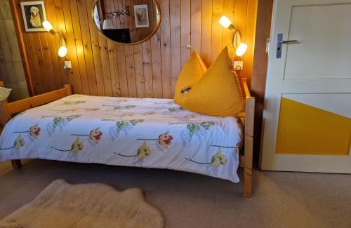 Adelboden Apartment | Chalet Gotthelf Gartenstudio, Ferien mit Hund
