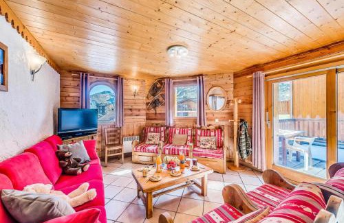 Les Almes Ski Chalet | Chalet Gypaete - Chalet Traditionnel 180m2 - 6 chambres, 6 salles de bain, jacuzzi MAE-5886