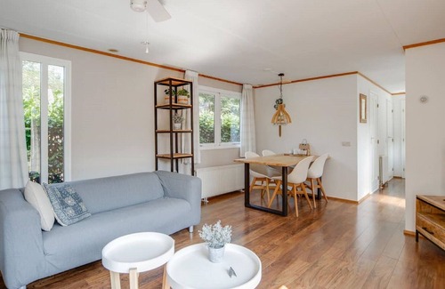 Municipality of Harderwijk Ski Chalet | Chalet in Harderwijk with garden, terrace and shared pool