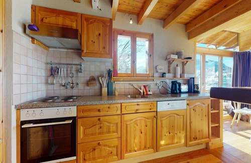 Nendaz Ski Chalet | Chalet in Veysonnaz with swimming pool