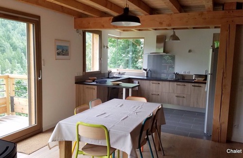 La Grave Ski Chalet | Chalet l'ecrin - 6 pers. with panoramic view of the Meije