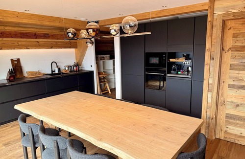 Viel-Alpe Ski Chalet | Chalet Luxe 12p, 180° view Sauna stove parking wifi