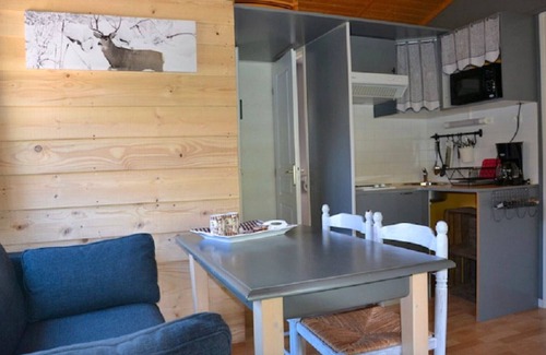 Roquefeuil Ski Chalet | Chalet 'Montana 4 Personnes' with Private Terrace and Wi-Fi