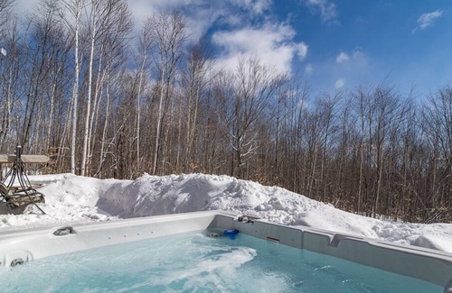 Chertsey Ski Chalet | Chalet Orkidea ᪥ Hot Tub, Lake Access, Kayaks ♥