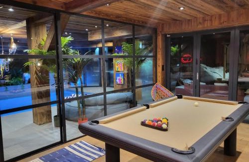 Monetier-les-Bains Villa | Chalet ORPIN Serre-Chevalier piscine cinéma sauna