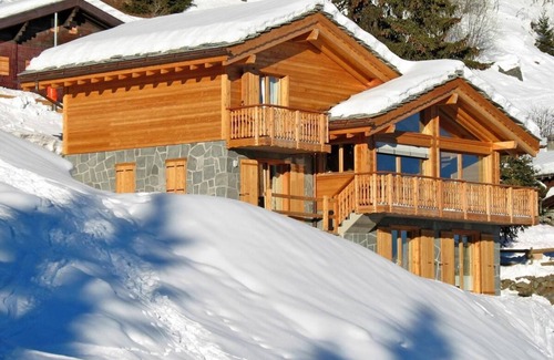 Vex Ski Chalet | Chalet, ski-in/ski-out & foot of the slopes, sauna, terrace, balcony, fireplace or stove, parking