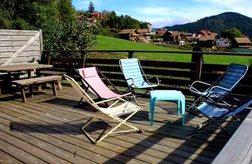 Xonrupt-Longemer Ski Chalet | Chalet sleeps 4 2 bedrooms 2 bathrooms with lovely view on the edge of the forest