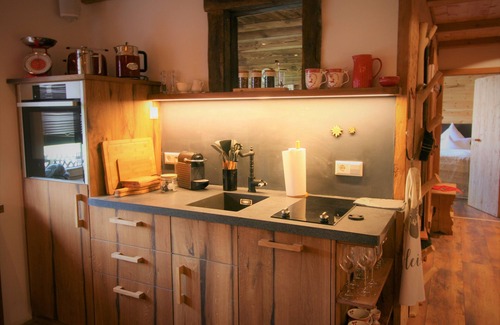 Inzell Apartment | Chalet Suite Almrausch mit Sauna und Balkon
